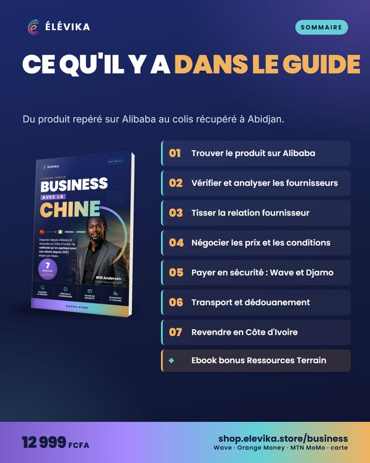 Les 7 modules du guide et l'ebook bonus